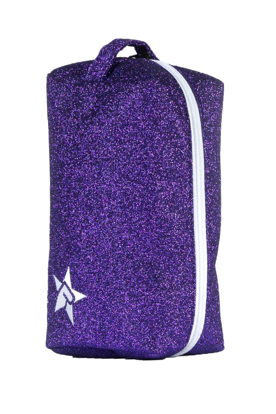 Amethyst Rebel Makeup Bag with White Zipper - Image 2