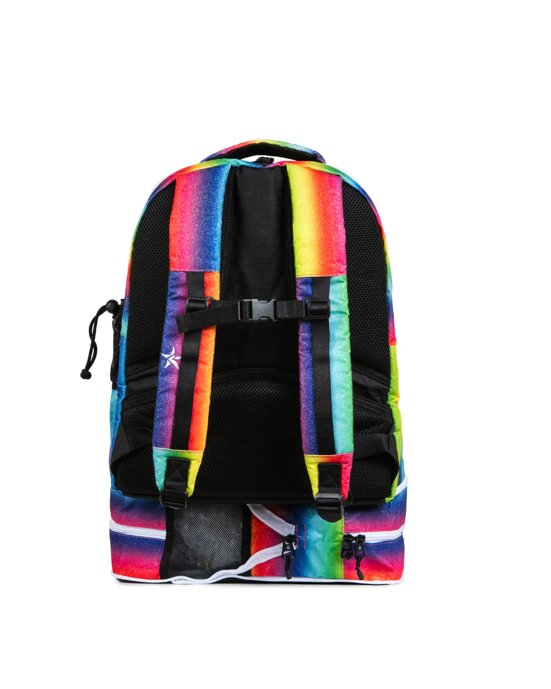 Bright Rainbow Rebel Baby Dream Bag with White Zipper - Image 6
