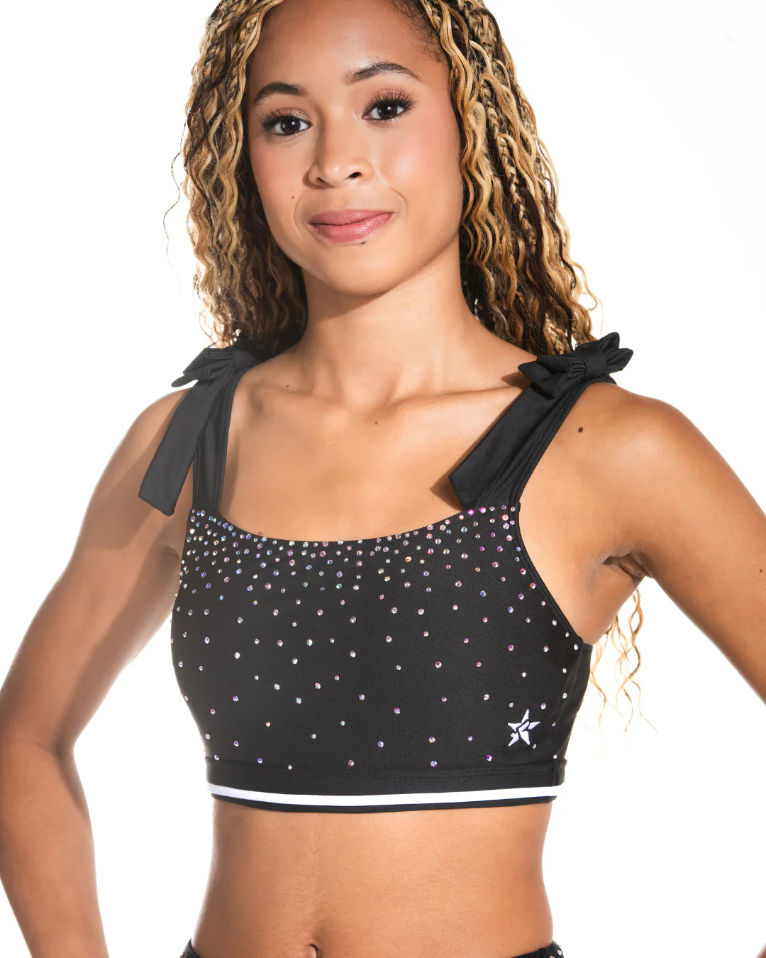 Caroline Sports Bra in Black