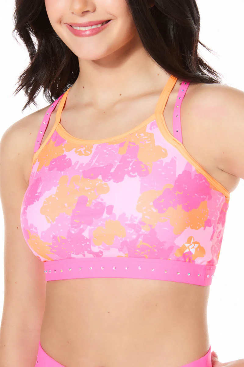 Chrisy Sport Bra in Heatwave