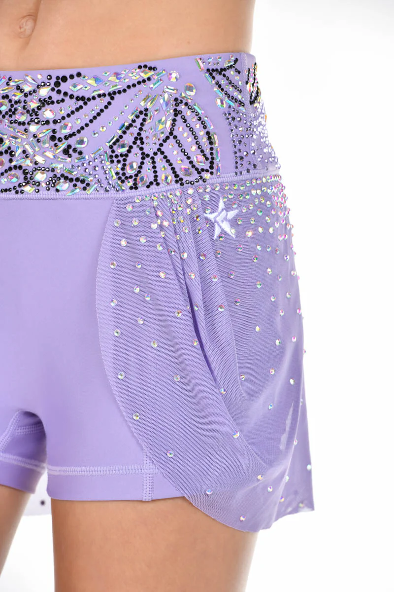Crystal Couture Dreamflutter Short in Lavender - Image 3