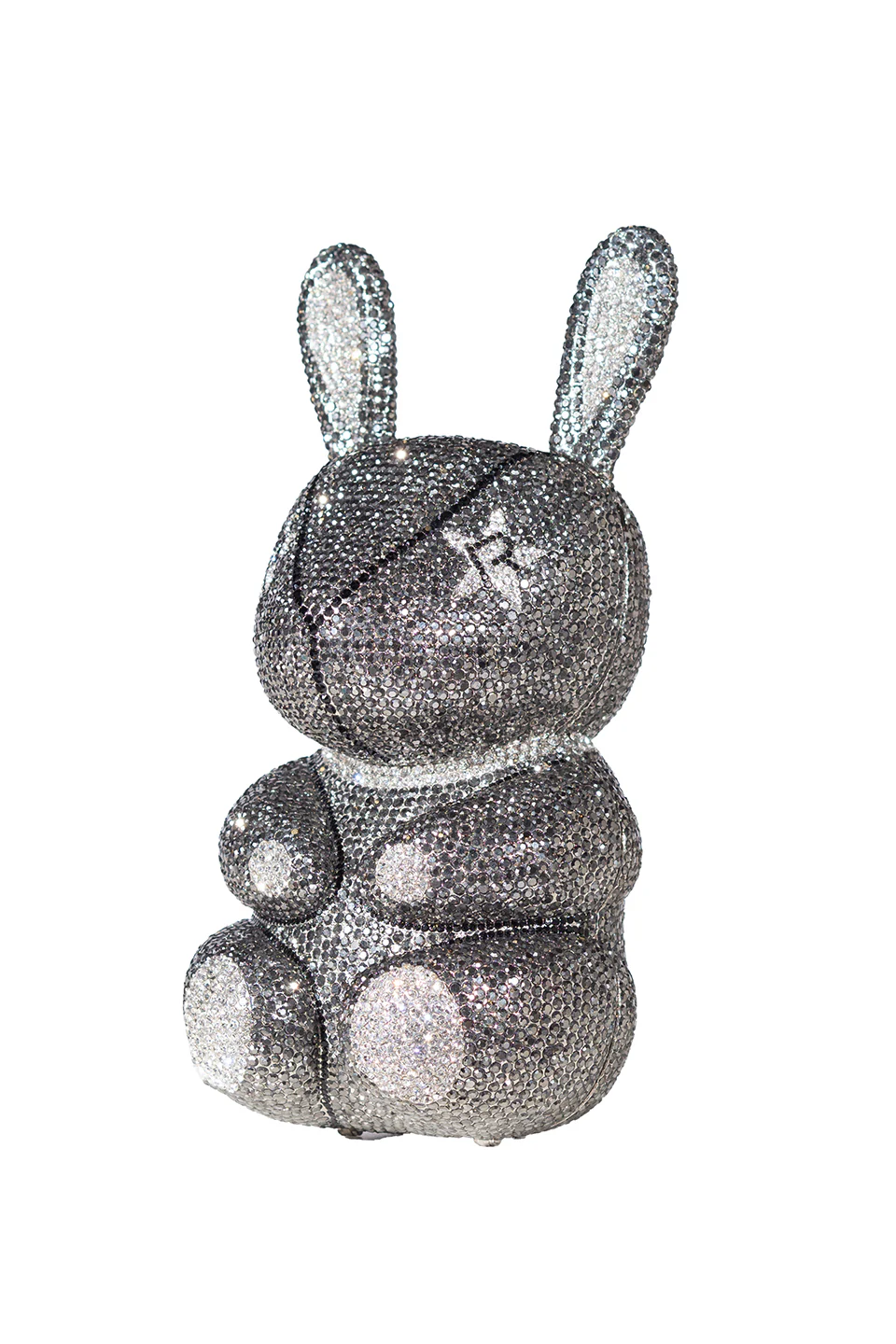 Crystal Rebel Rabbit Crossbody in Charcoal - Image 9