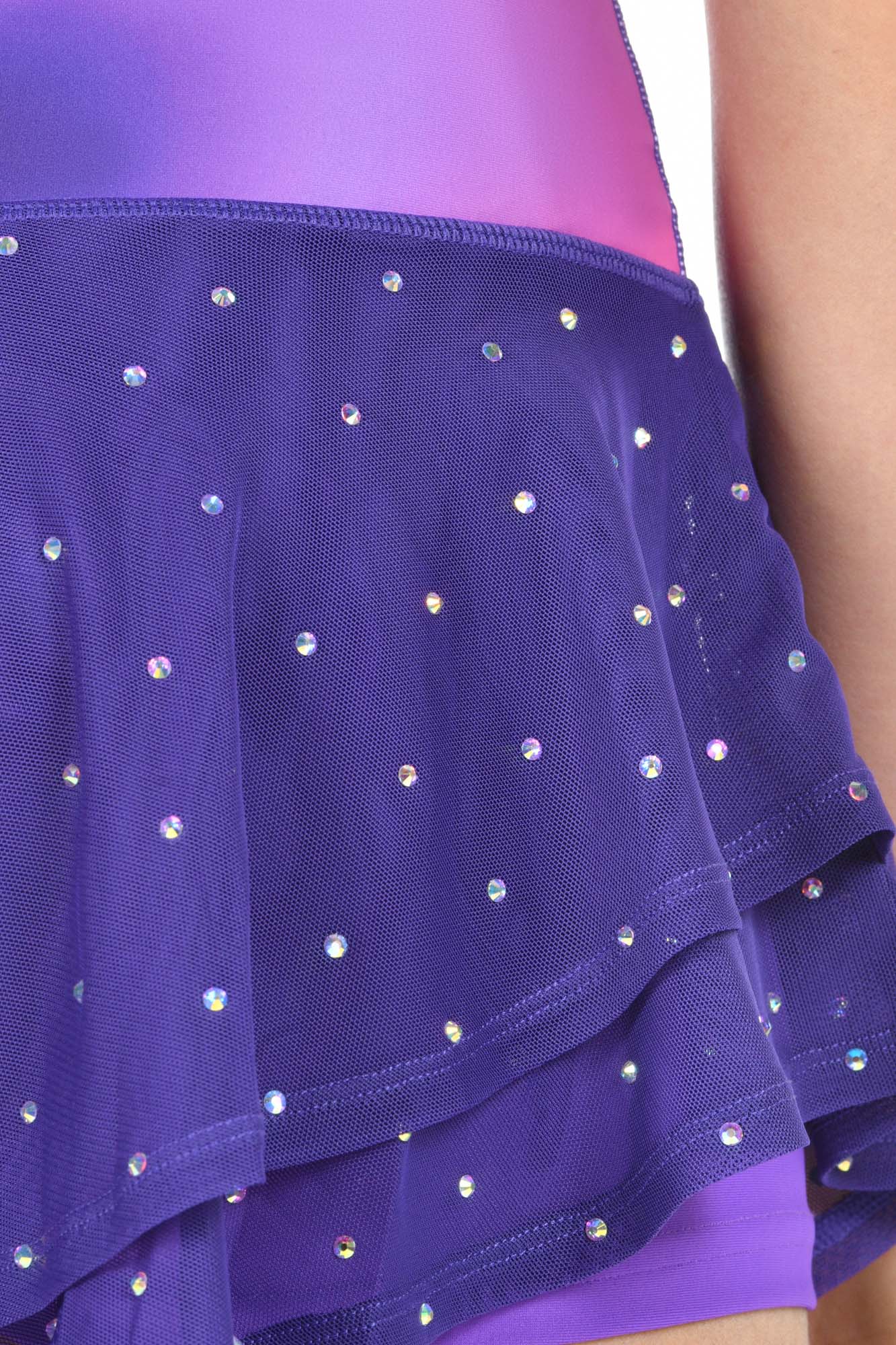 Dahlia Ruffle Skirt in Plum - Image 2