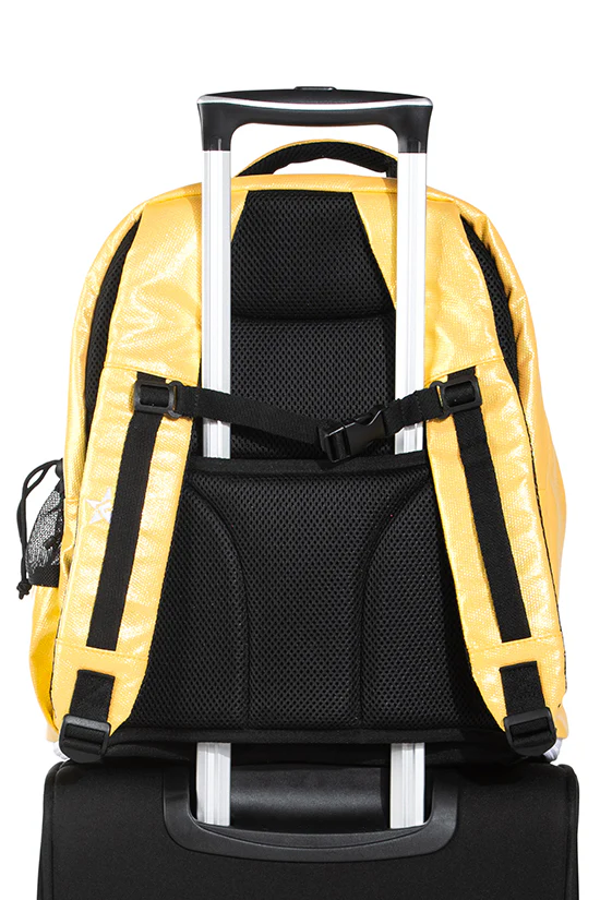 Glossy in Pastel Yellow Rebel Dream Bag Plus with White Zipper - Image 3