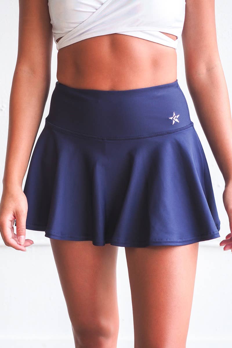 Legendary Flouncy Skirt in Navy - Image 4