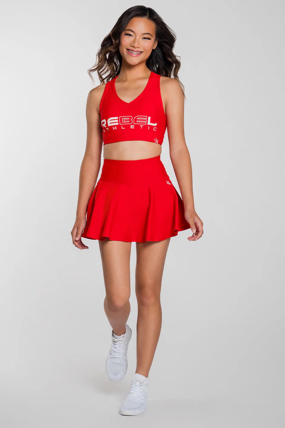 Legendary Flouncy Skirt in Red ContourFlex - Image 3