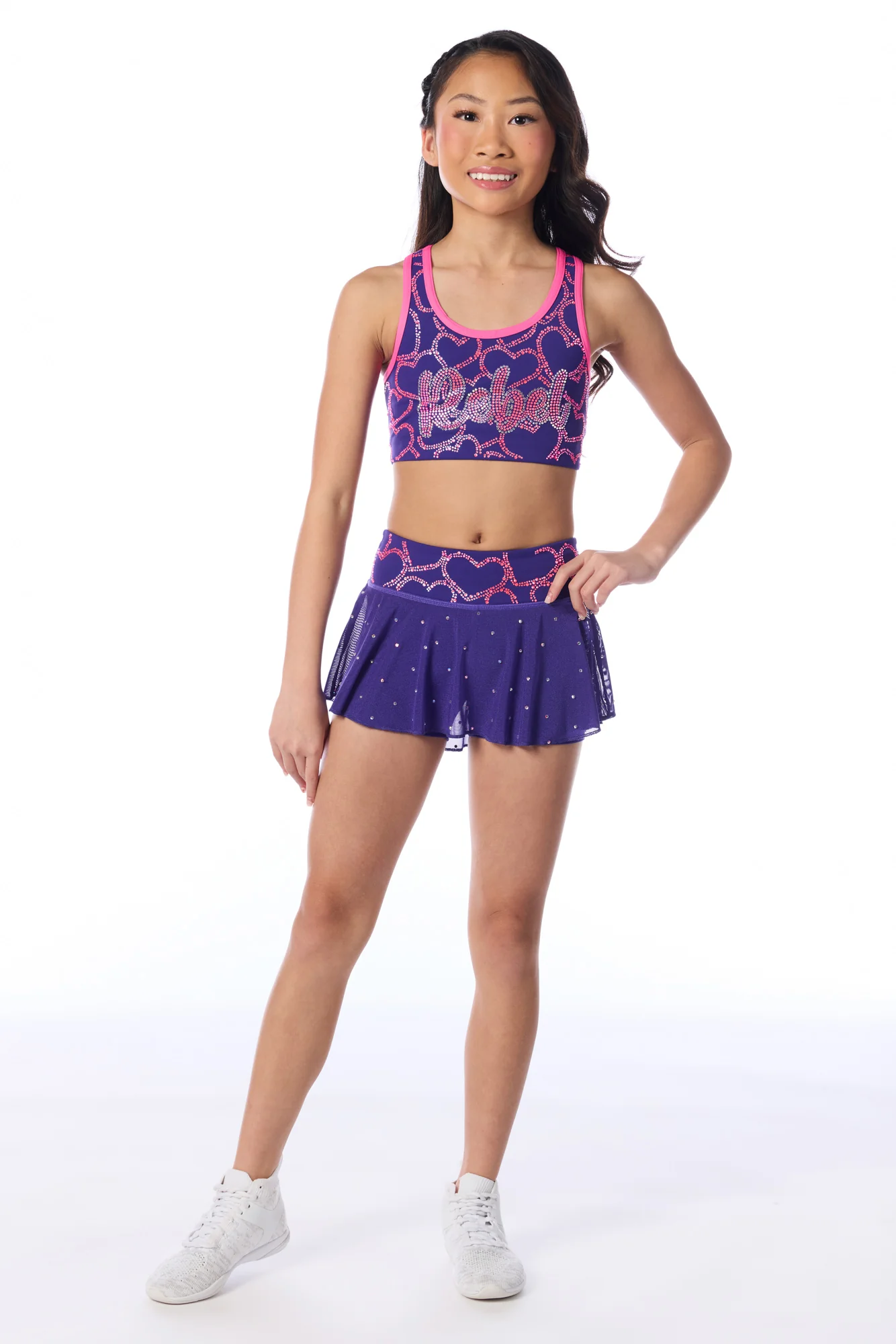 Lovestruck Sports Bra in Rebel Heart - Image 4