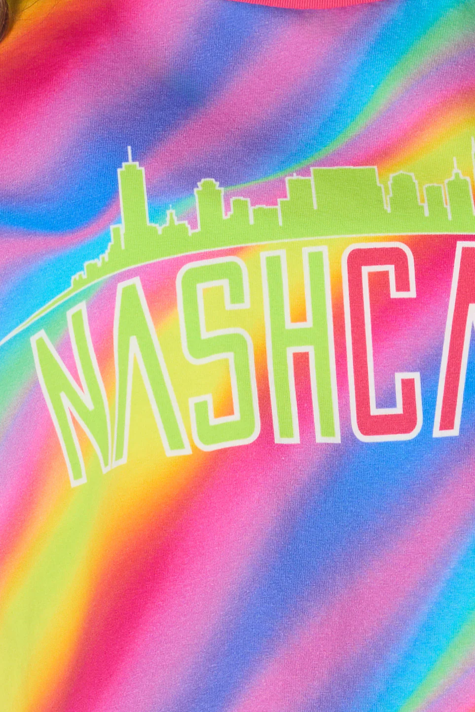 Nash Camp Cropped Tee in Tie-Dye Dream - SPECIAL ORDER - Image 3