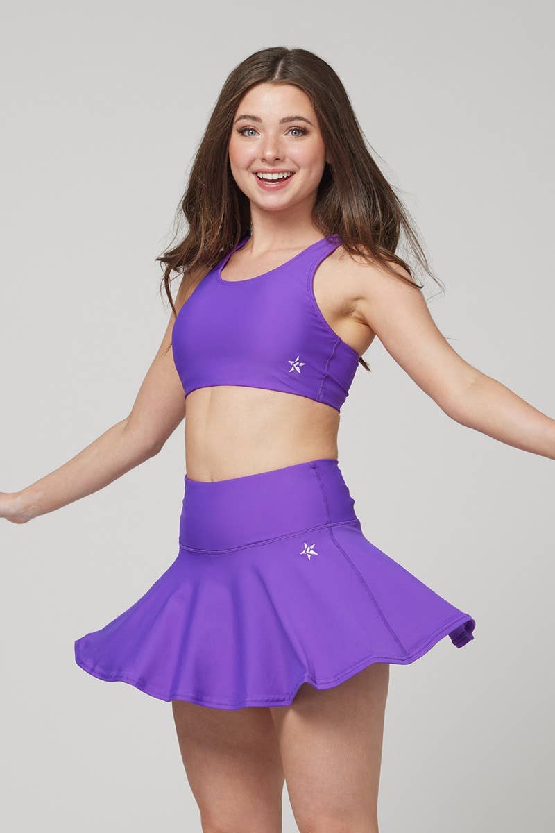 On the Go Sports Bra in Purple - Image 4