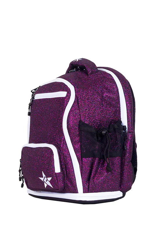 Plum Rebel Baby Dream Bag with White Zipper - Image 3