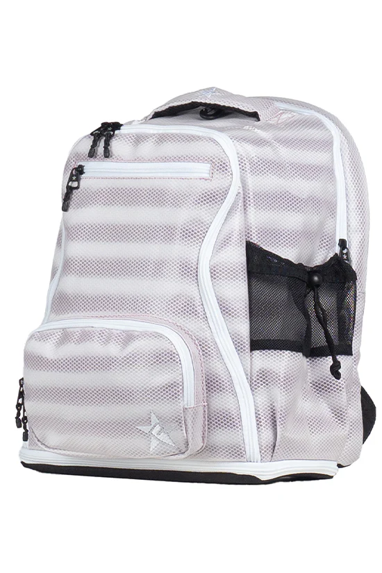 Illusion in Lavender Rebel Dream Bag Plus with White Zipper - Image 3