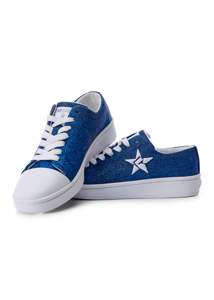 Rebel Starstruck Shoe in Royal Blue Sparkle