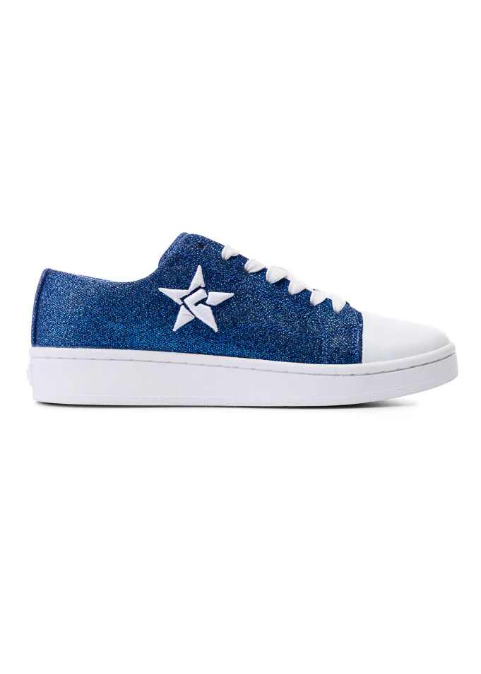 Rebel Starstruck Shoe in Royal Blue Sparkle - Image 2