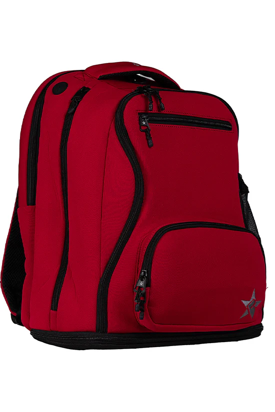 Neoprene in Red Rebel Dream Bag Plus with Black Zipper - Image 4