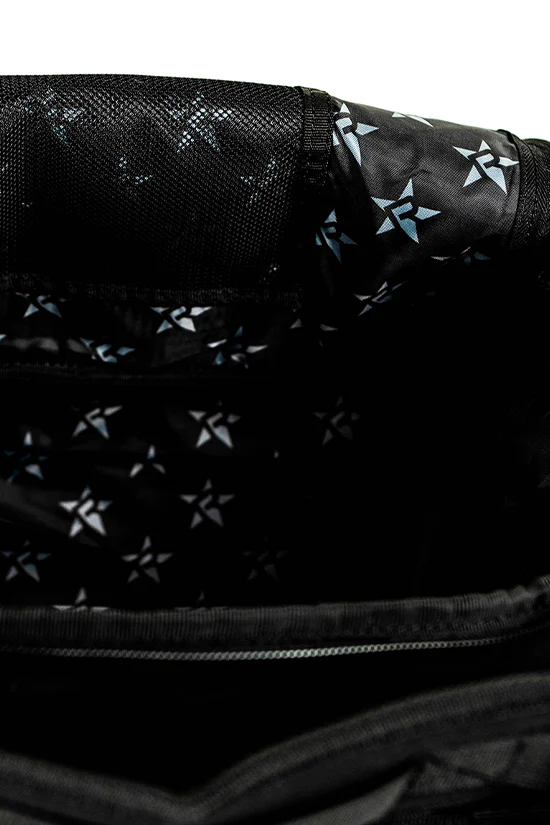 Neoprene in Black Rebel Round Duffle Backpack - Image 9