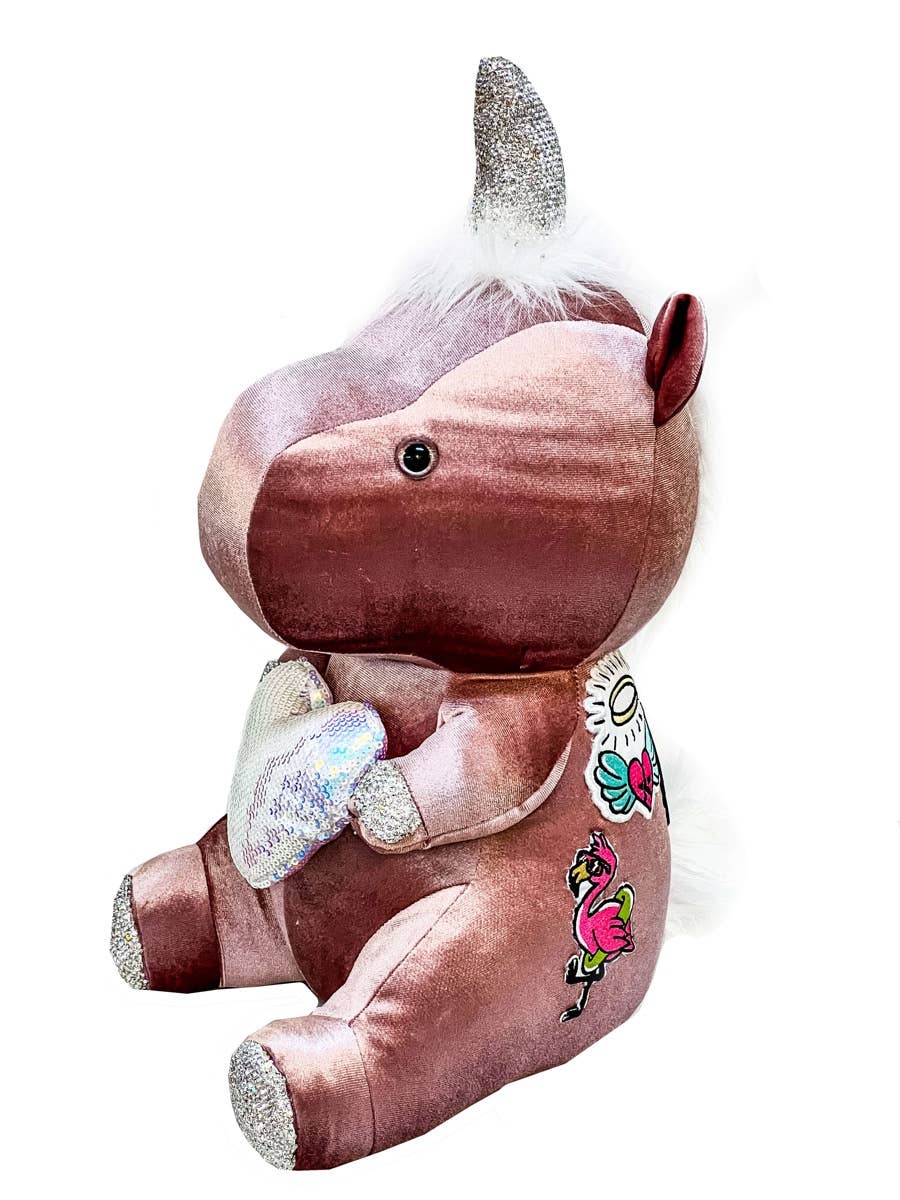Special Edition Rebel Patch Unicorn in Rose Gold - Image 2