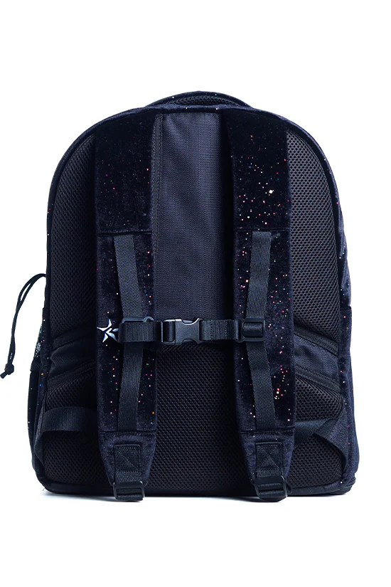 Velvet in Black Galaxy Sparkle Rebel Dream Bag Plus with Black Zipper - Image 5