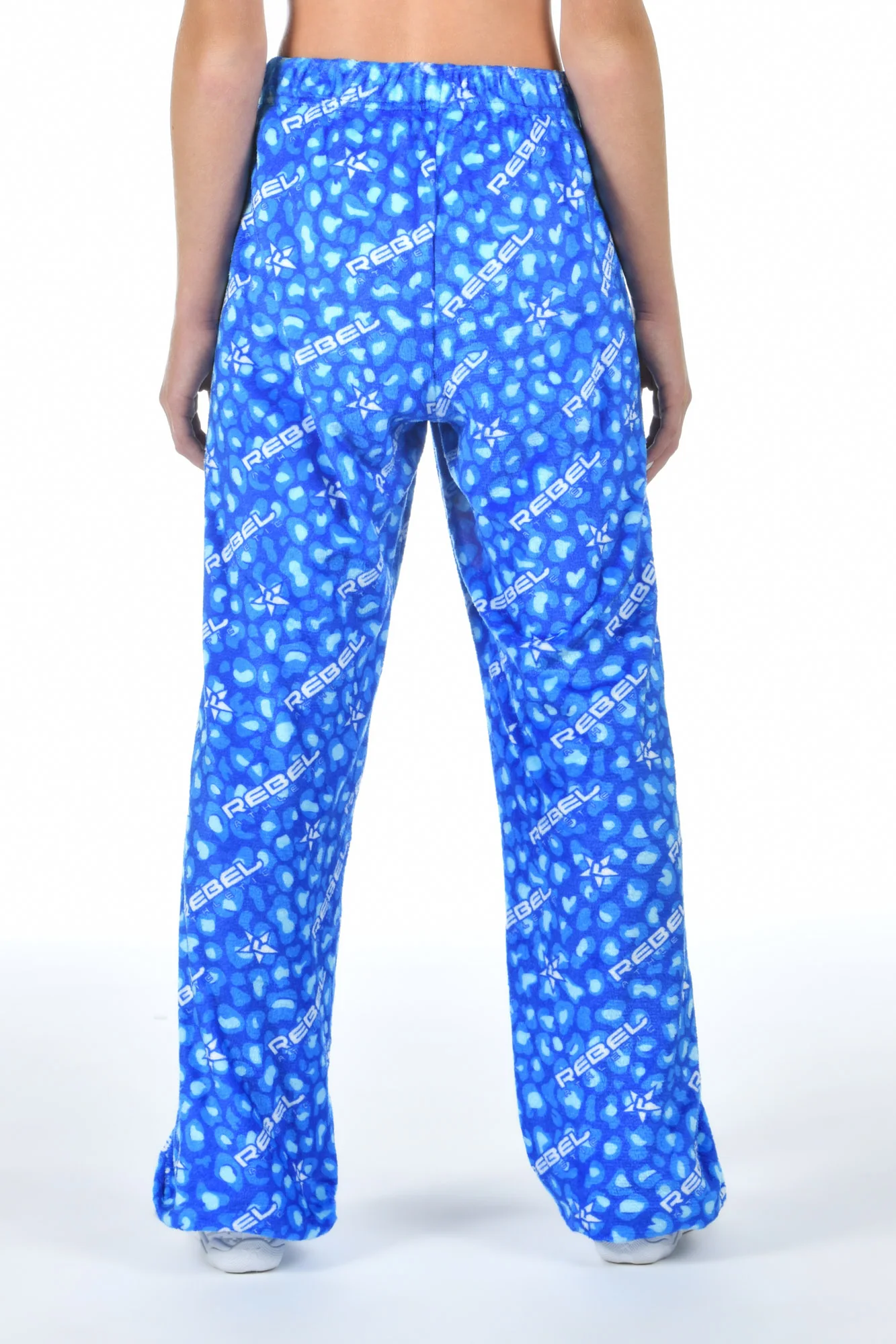 Wild Side Lounge Pants in Royal Blue Leopard - Image 2
